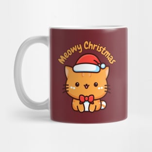 Catmas tabby ginger cat Mug